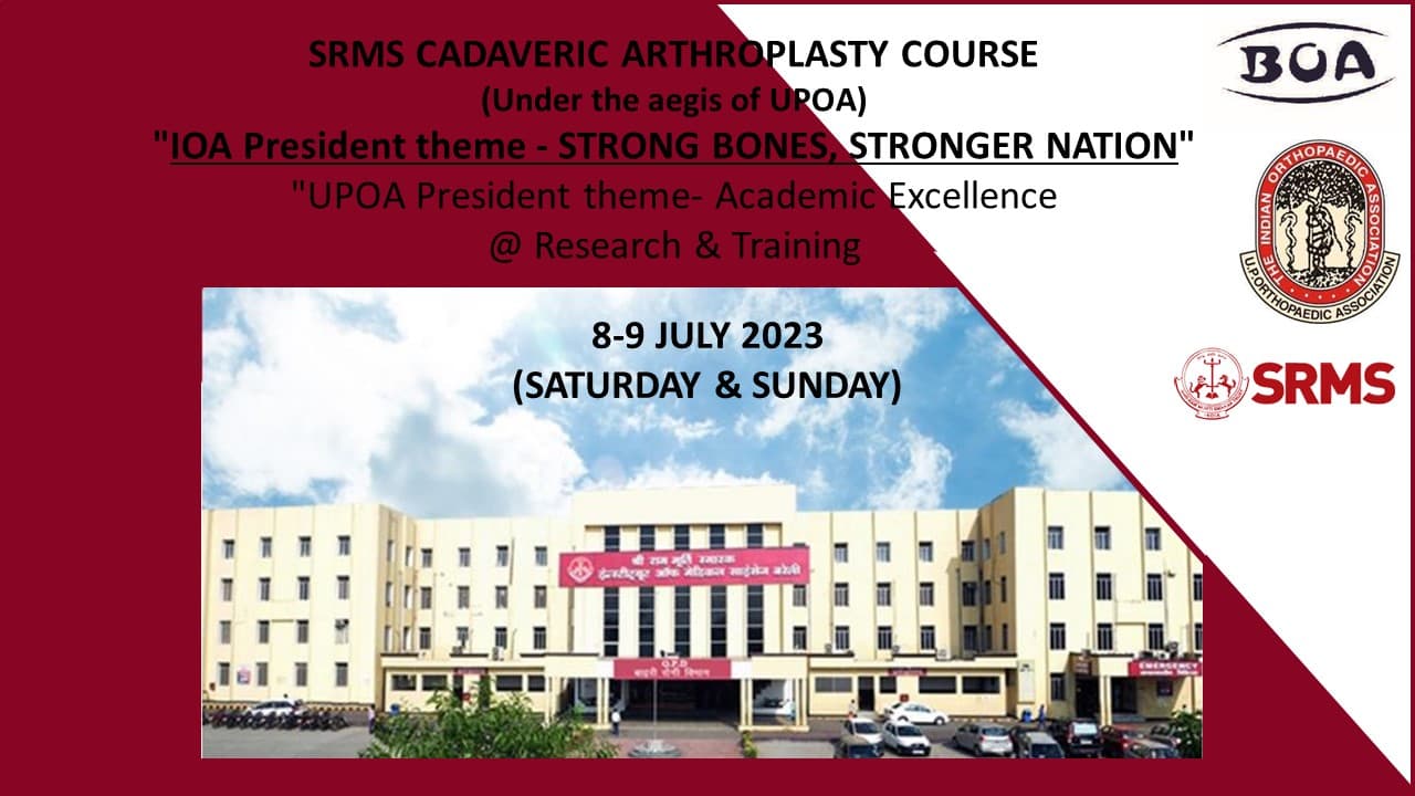 SRMS Cadaveric Arthroplasty Course 2023