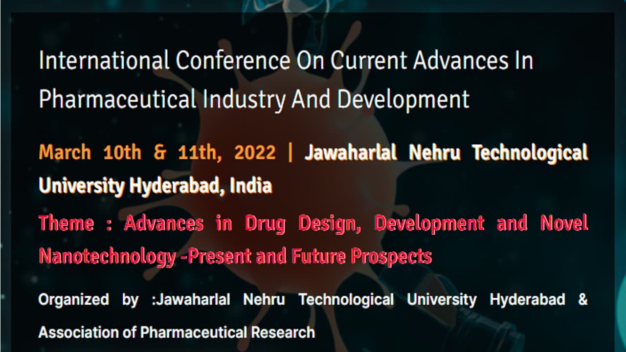 International Conference On Current Advances In Pharmaceutical Industry And Development